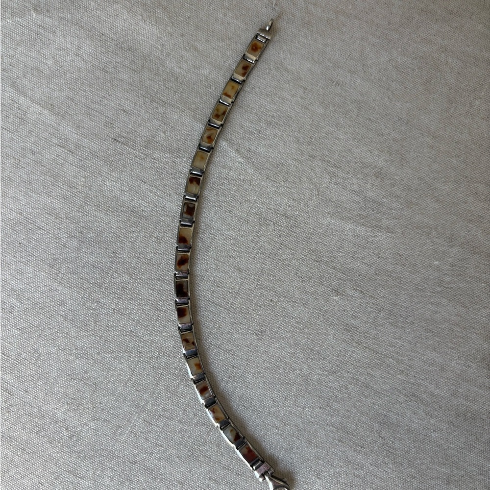 Sterling Silver Inlay Bracelet